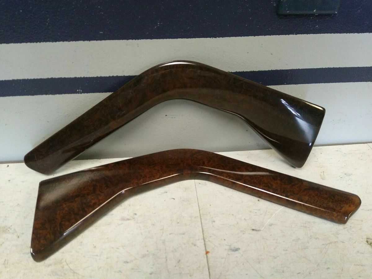 BMW Roadster Coupe Z3 Front Center Console Side Wood Trim Pair